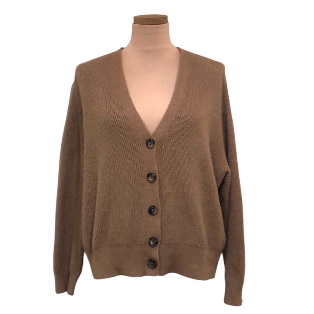 APPARIS Cardigan Sweater Size XL Camel Brown